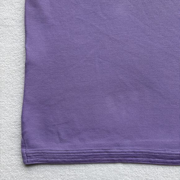 Tommy Bahama Men Large ISLANDZONE Polo Purple Supima Cotton Short Sleeve - Picture 6 of 14